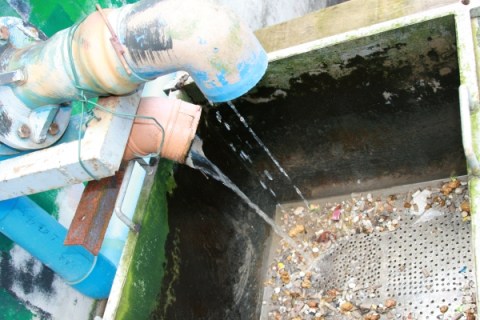 step1 - pre-aeration tank