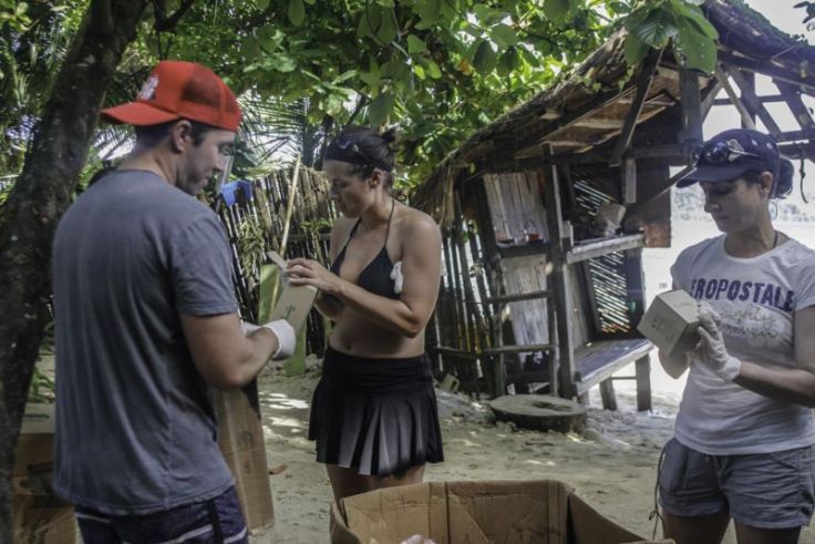 Guests assisted in the segregation and toured the MRF