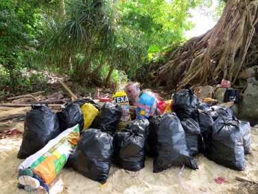 A few bags down, more to go! 