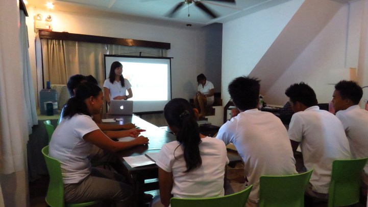 Attentive aren't they? The participants of Batch 2 Nature Interpretation Training on their first day of lecture. 